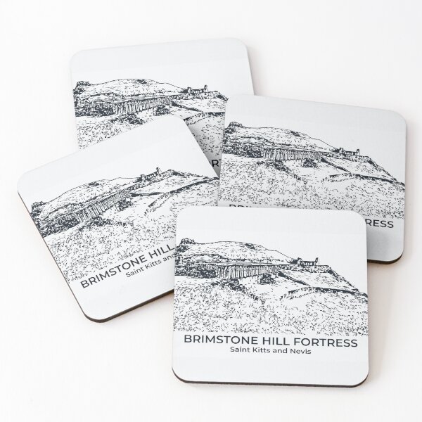 Item preview, Brimstone Hill Fortress - Saint Kitts and Nevi designed and sold by Lakeric Cityscapes.