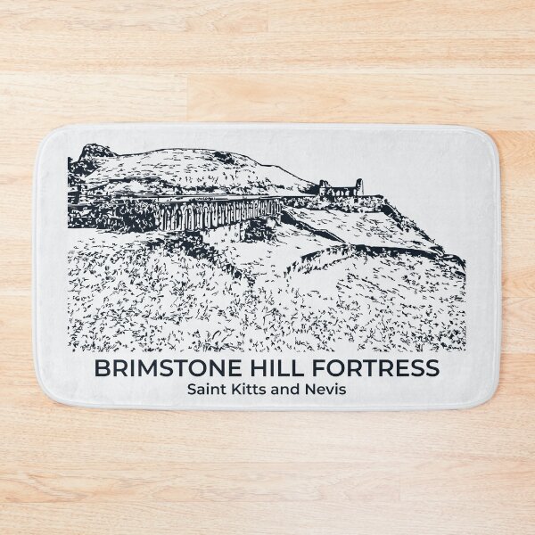 Item preview, Brimstone Hill Fortress - Saint Kitts and Nevi designed and sold by Lakeric Cityscapes.