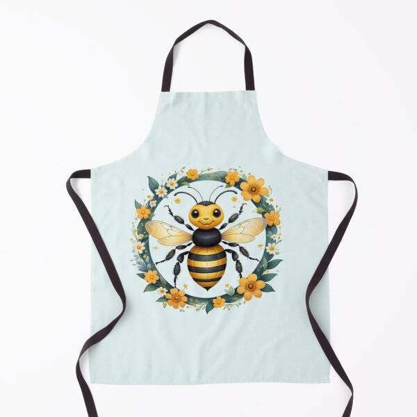 Item preview, Flowers and Bee Artwork designed and sold by Planetporridge.