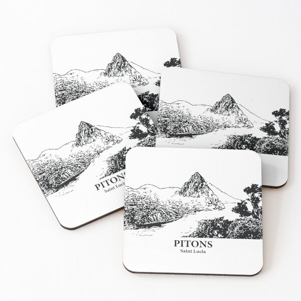 Item preview, Pitons - Saint Lucia designed and sold by Lakeric Cityscapes.