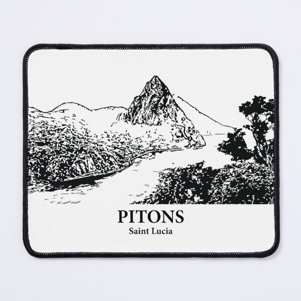 Item preview, Pitons - Saint Lucia designed and sold by Lakeric Cityscapes.