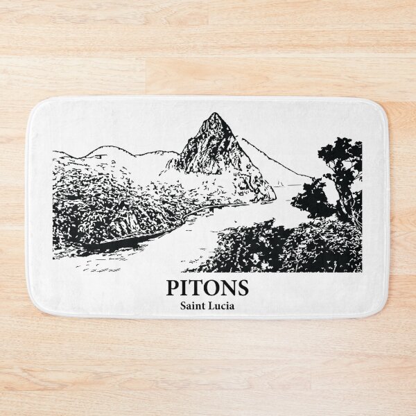 Item preview, Pitons - Saint Lucia designed and sold by Lakeric.