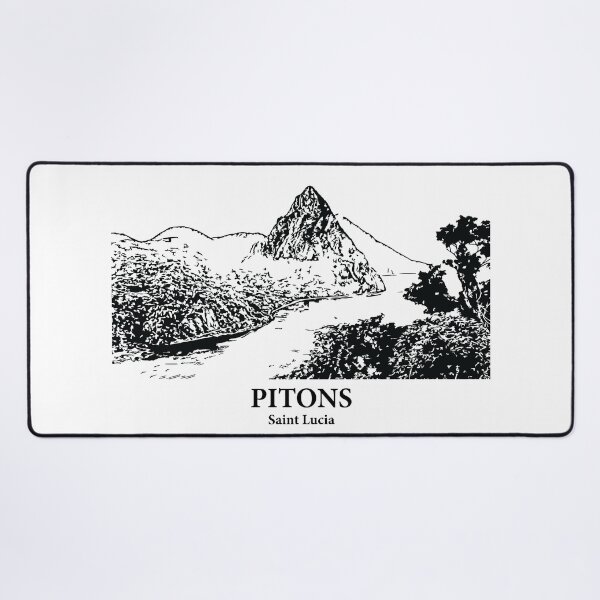 Item preview, Pitons - Saint Lucia designed and sold by Lakeric Cityscapes.