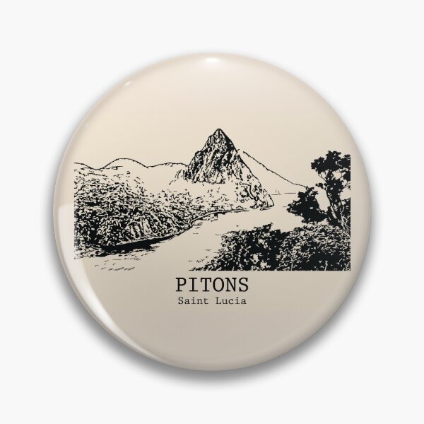 Item preview, Pitons - Saint Lucia designed and sold by Lakeric.