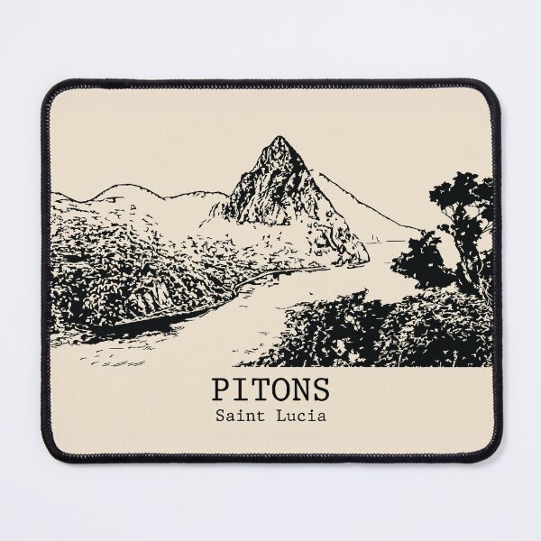 Item preview, Pitons - Saint Lucia designed and sold by Lakeric.