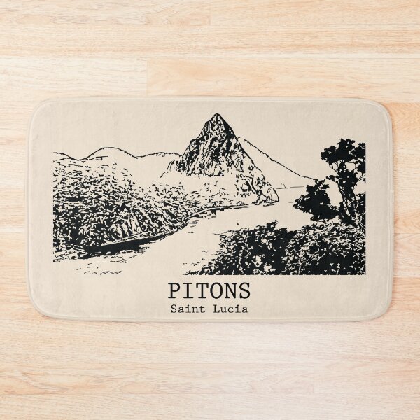 Item preview, Pitons - Saint Lucia designed and sold by Lakeric.