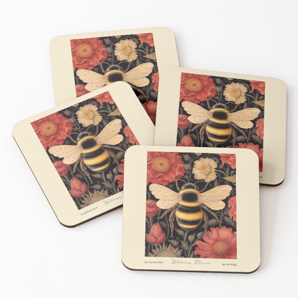 Item preview, William Morris Bumblebee Floral designed and sold by MidCenturyStore.
