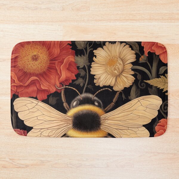 Item preview, William Morris Bumblebee Floral designed and sold by MidCenturyStore.