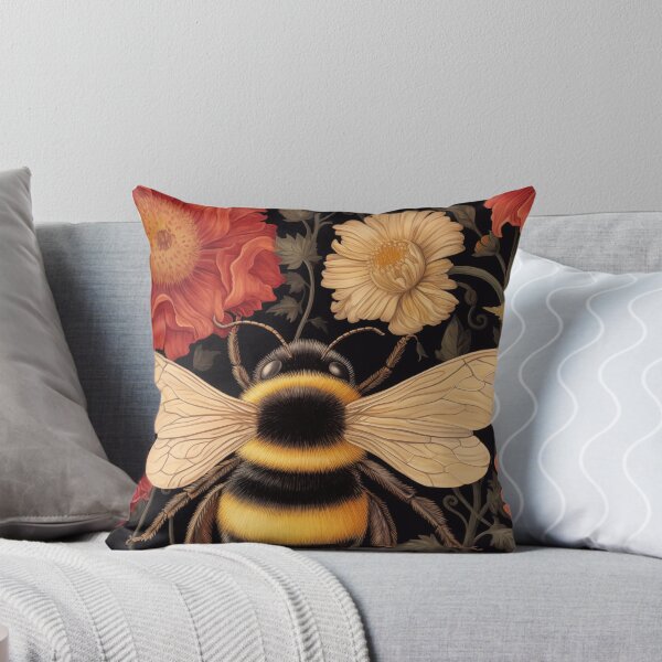 Item preview, William Morris Bumblebee Floral designed and sold by MidCenturyStore.
