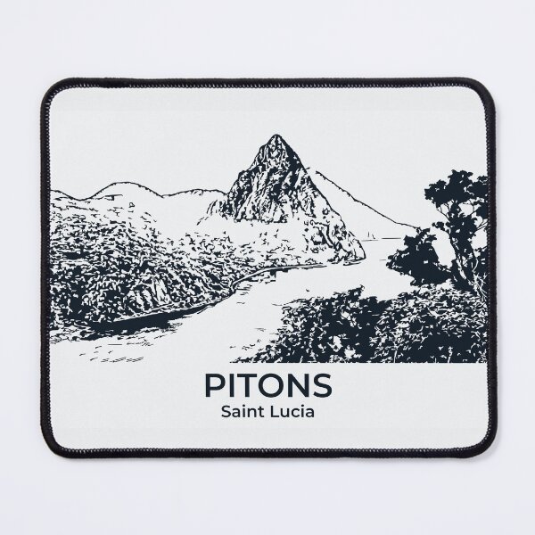Item preview, Pitons - Saint Lucia designed and sold by Lakeric Cityscapes.