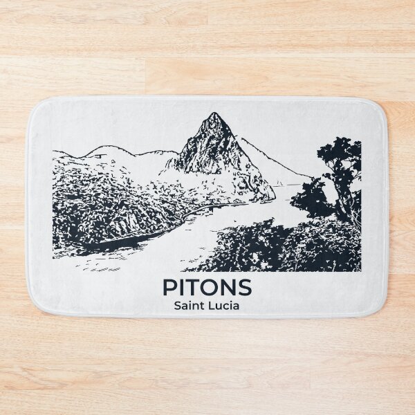 Item preview, Pitons - Saint Lucia designed and sold by Lakeric.