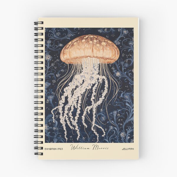 Item preview, William Morris Jellyfish Ocean Botanical designed and sold by MidCenturyStore.