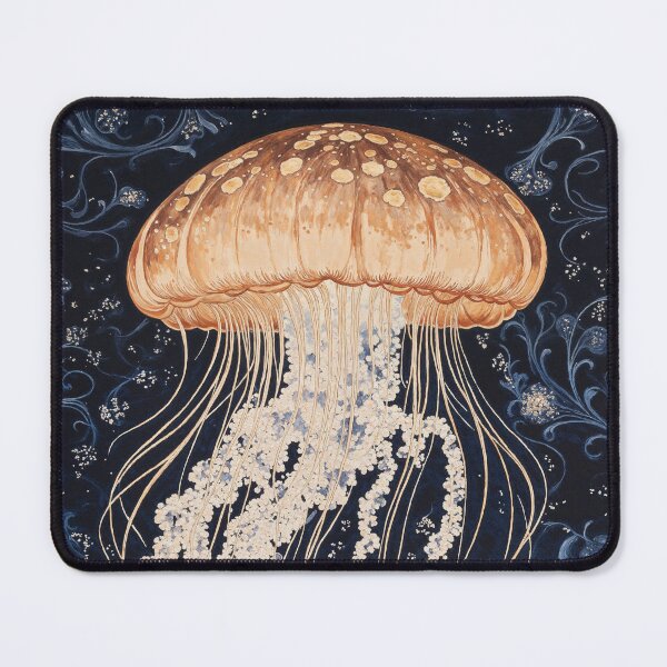 Item preview, William Morris Jellyfish Ocean Botanical designed and sold by MidCenturyStore.