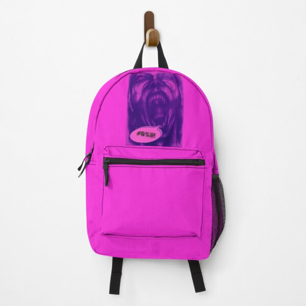 Item preview, Swear – Chaotic Screaming Man Purple Abstract Art designed and sold by Anomaly Effect.