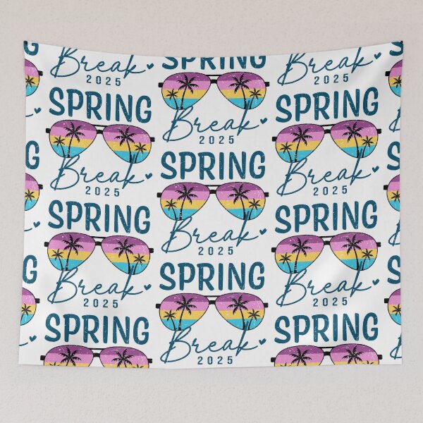Item preview, Spring Break 2025 Retro Sunglasses Palm Tree Beach Vibes designed and sold by LibbyNewton.