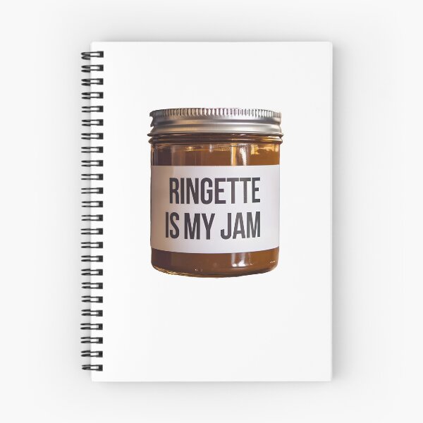 Item preview, Ringette is my Jam - jar with label  designed and sold by EmeraldeaArt.