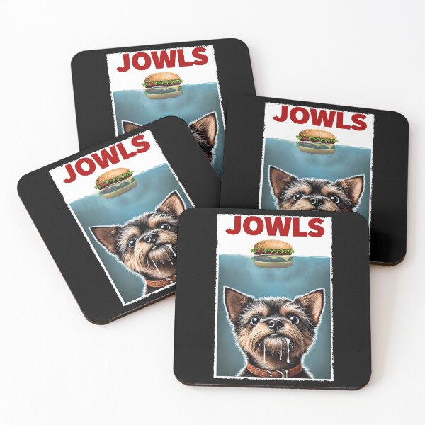 Item preview, Funny Affenpinscher and Hamburger Parody Jowls Dog Lover designed and sold by Kimberley King Art  King Art.