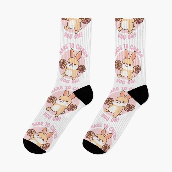 Item preview, Cute Rabbit Hare To Cheer You On Funny designed and sold by rustydoodle.