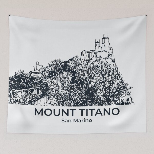 Item preview, Mount Titano - San Marino designed and sold by Lakeric Cityscapes.