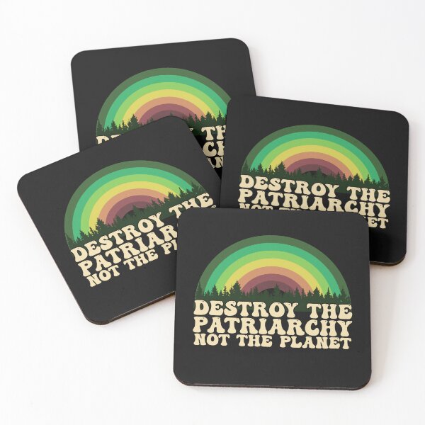 Item preview, Destroy the Patriarchy Not The Planet Earth Day Feminism Quote designed and sold by alenaz.