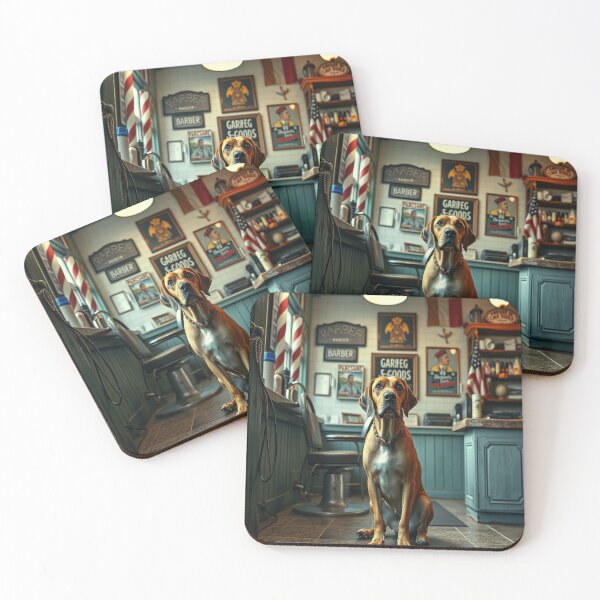 Item preview, Hound Dog in Barber Shop designed and sold by Jessielee72.
