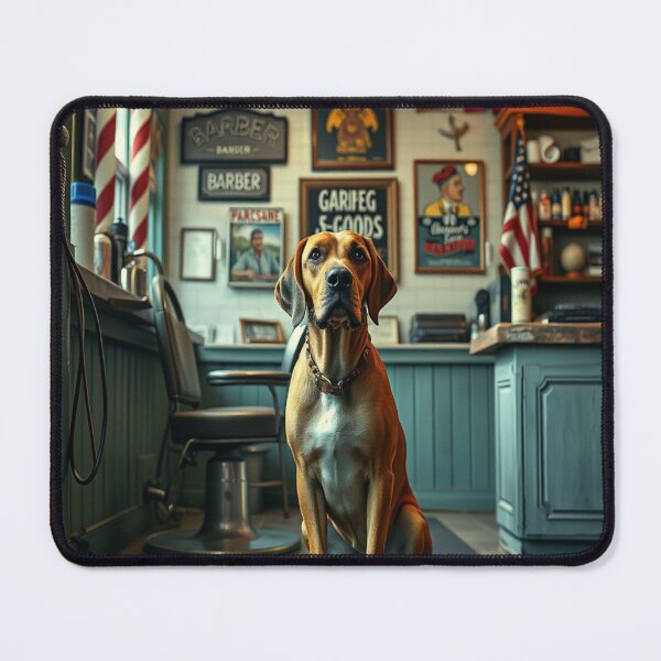 Item preview, Hound Dog in Barber Shop designed and sold by Jessielee72.