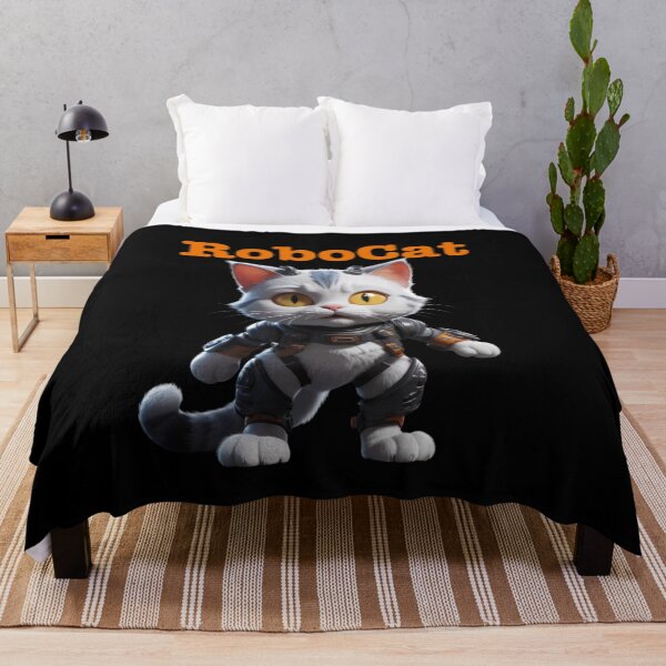 Item preview, RoboCat The Futuristic Cybernetic Feline designed and sold by Life is cat.