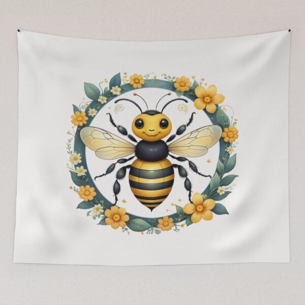 Item preview, Flower Bee ArtWork designed and sold by Planetporridge.
