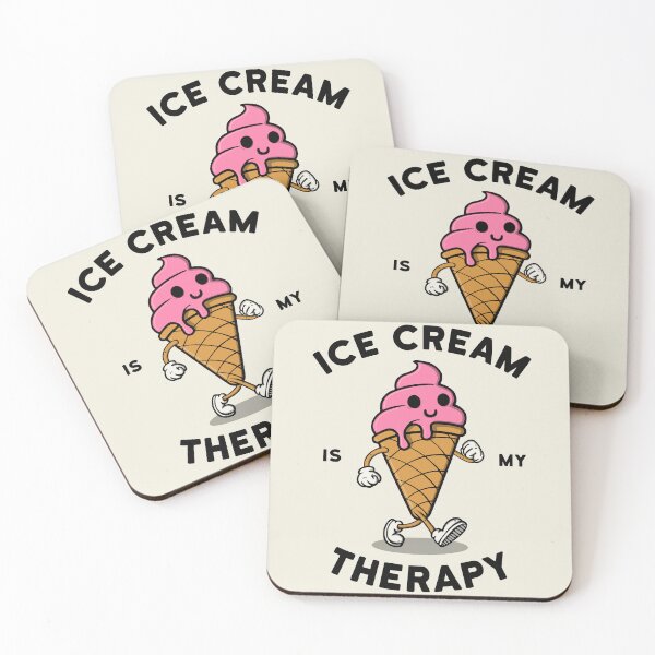 Item preview, Ice cream is my therapy designed and sold by NinoMelon.
