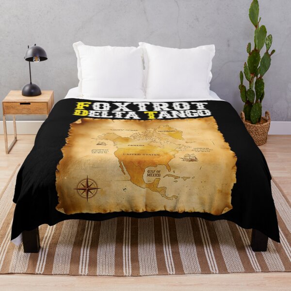 Item preview, Funny Foxtrots Delta Tangos America Map designed and sold by Dreamy-Scenes.