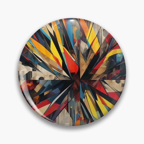 Item preview, Geometric art in bright colors designed and sold by Sigtrix.