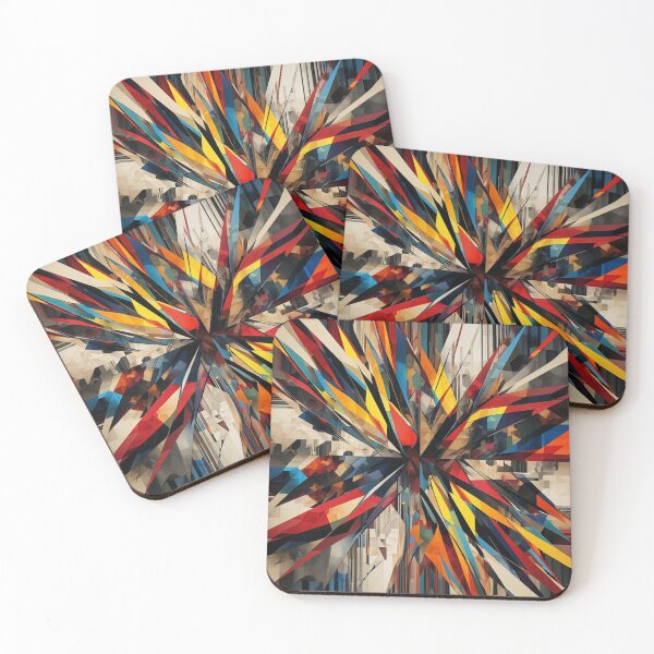 Item preview, Geometric art in bright colors designed and sold by Sigtrix.