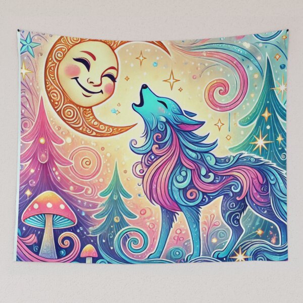 Item preview, Wolf Dream Artwork designed and sold by Planetporridge.