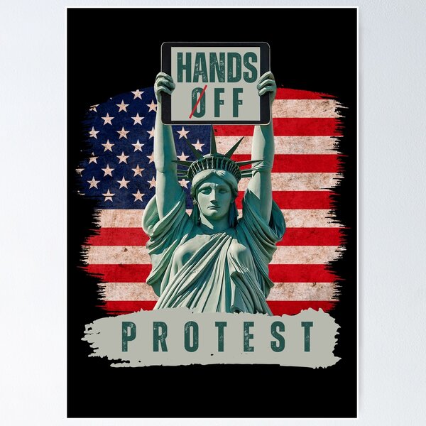 Item preview, Hands Off Protest designed and sold by Pishpunta.