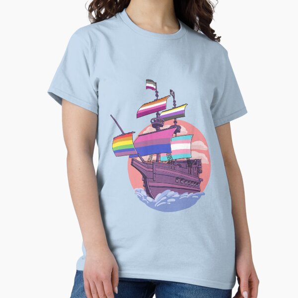 Item preview, Pride Pirate Ship designed and sold by RaccoonOverlord.