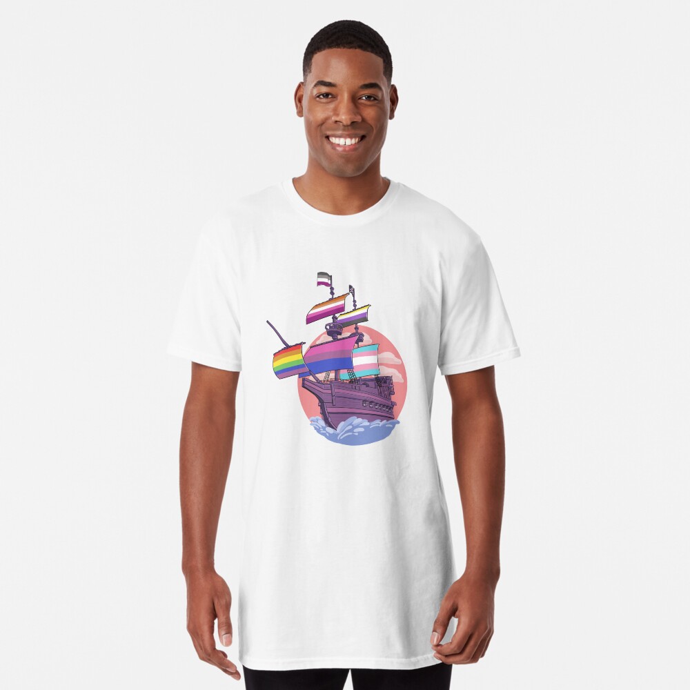 Aperçu de l'œuvre T-shirt long créée et vendue par RaccoonOverlord.