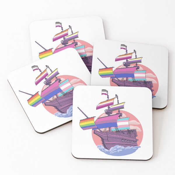 Item preview, Pride Pirate Ship designed and sold by RaccoonOverlord.