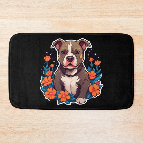 Item preview, Flower Pitbull designed and sold by Planetporridge.