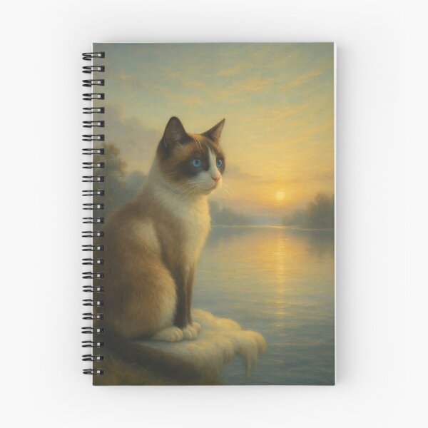 Item preview, Dawn Watcher - Snowshoe by the Lake designed and sold by LesChatsArt.