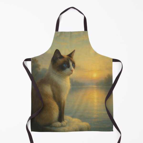 Item preview, Dawn Watcher - Snowshoe by the Lake designed and sold by LesChatsArt.