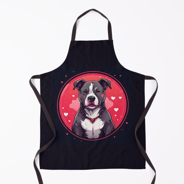 Item preview, Pitbull with hearts Design designed and sold by Planetporridge.