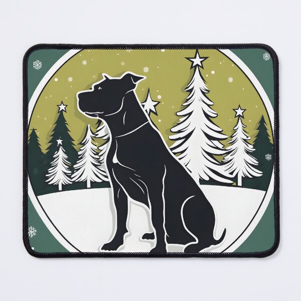 Item preview, Cute Christmas Pitbull designed and sold by Planetporridge.