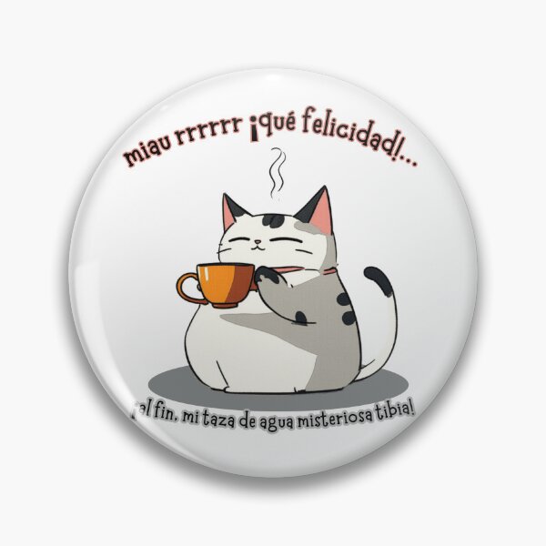 Item preview, Meow Rrrrr How Happy! Gatito Blanco & Café Misterioso. designed and sold by FreeSoulLab.