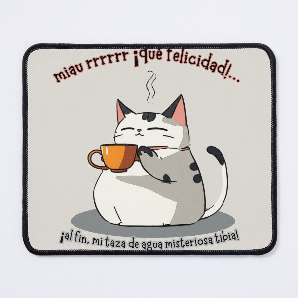 Item preview, Meow Rrrrr How Happy! Gatito Blanco & Café Misterioso. designed and sold by FreeSoulLab.