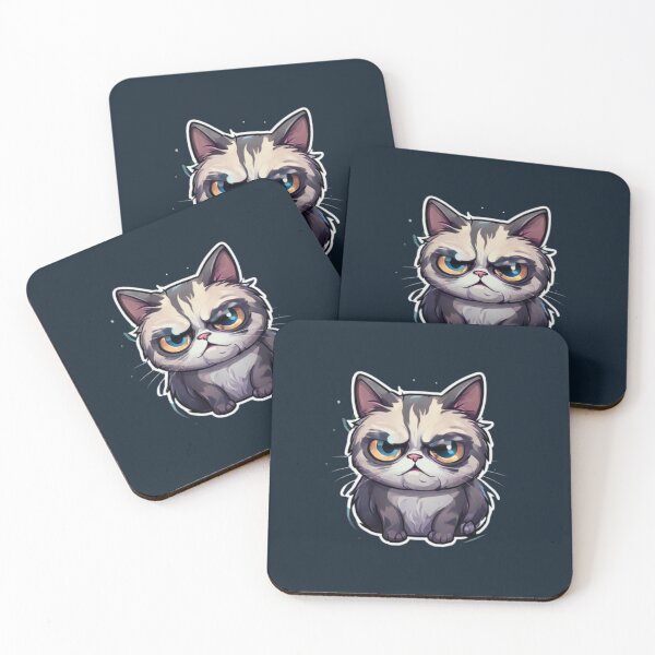 Item preview, Moody Cat Art designed and sold by Planetporridge.