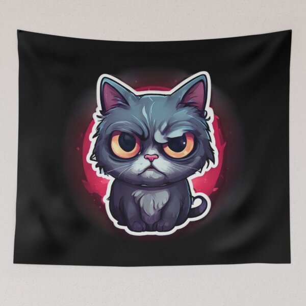 Item preview, Sad Cat Art designed and sold by Planetporridge.