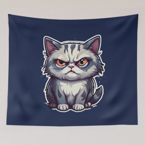 Item preview, Moody Cat designed and sold by Planetporridge.