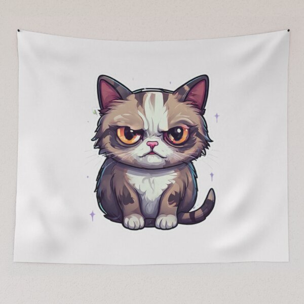Item preview, Annoyed Cat designed and sold by Planetporridge.
