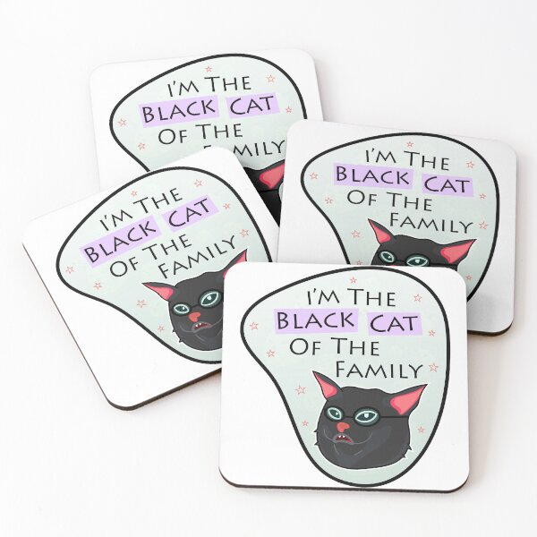 Item preview, I'm the black cat of the family Meme designed and sold by DibujandoPorfa.