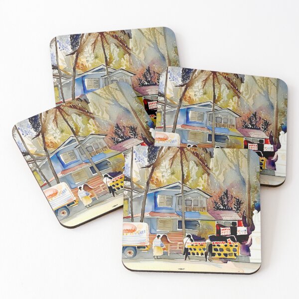 Item preview, Colorful traditional Indian houses In Goa India designed and sold by subhashlimaye.